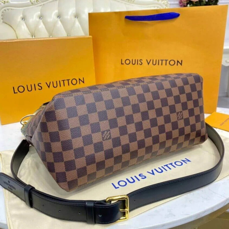 Louis vuitton locations Strap Drop Louis Vuitton Maida Hobo Khaki Green