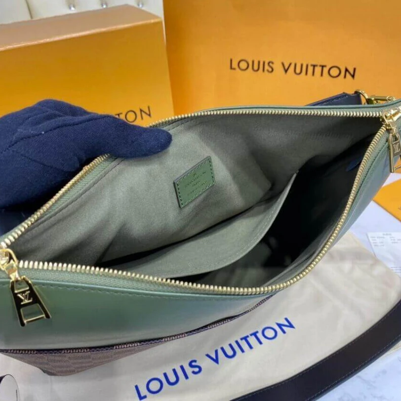 Louis vuitton locations Strap Drop Louis Vuitton Maida Hobo Khaki Green