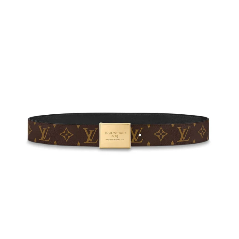 Reversibl Louis Vuitton Military 35mm Reversible Belt