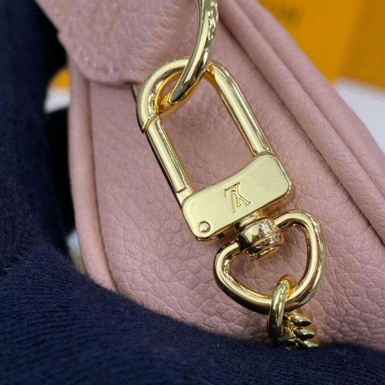 Mythick Microfibe Louis Vuitton Mini Pochette Accessoires Pink