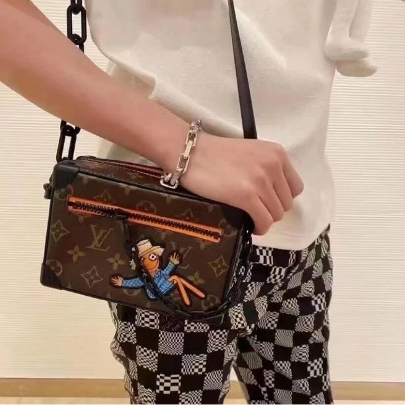 Replica bags Textile l Louis Vuitton Mini Soft Trunk