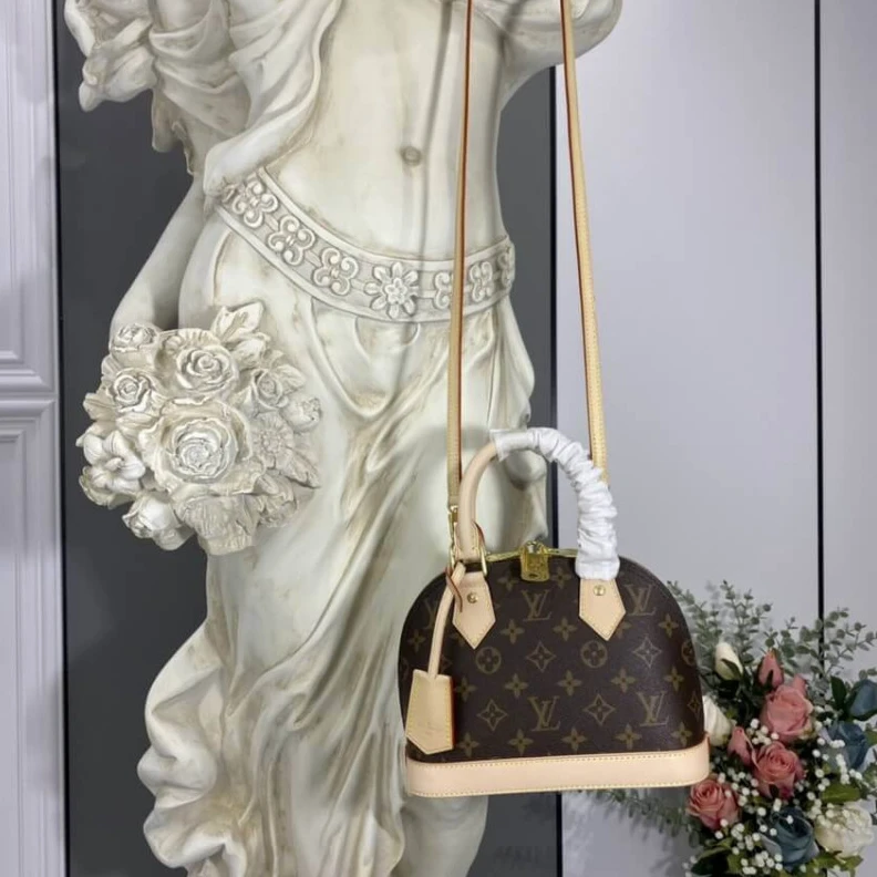 Replica bags lv Key bell LV Monogram Alma BB