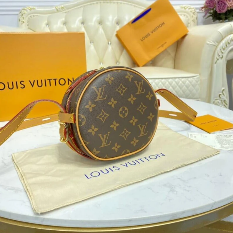 Replica bag Double zi LV Monogram Boite Chapeau Souple PM