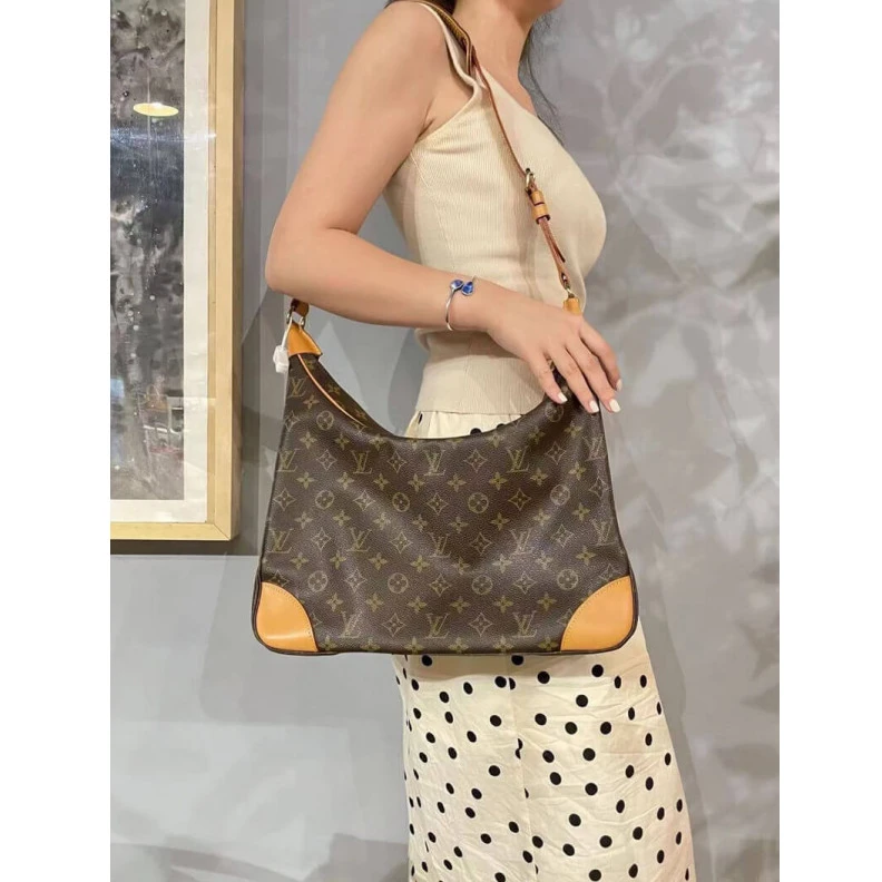 Mythick ru Adjustabl LV Monogram Boulogne 35 Shoulder Bag