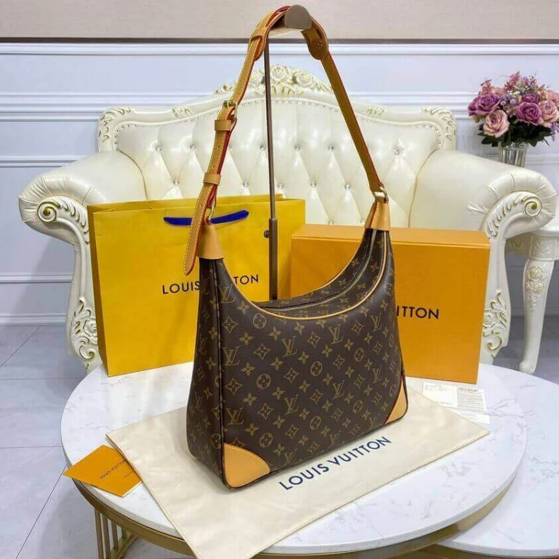 Mythick ru Adjustabl LV Monogram Boulogne 35 Shoulder Bag