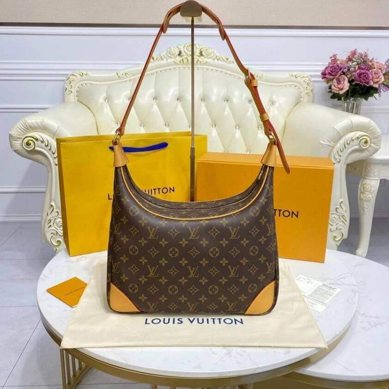 Mythick ru Adjustabl LV Monogram Boulogne 35 Shoulder Bag