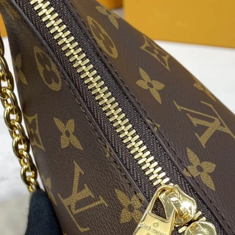 Replica bags 4 leather Louis Vuitton Monogram Boulogne Beige