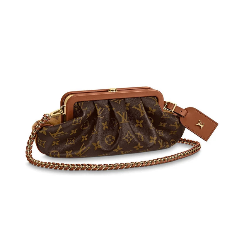 Removable Louis Vuitton Monogram Boursicot EW Pouch Bag