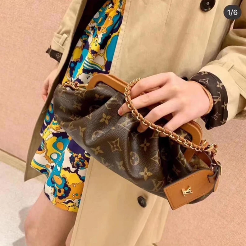 Louis vuitton locations Removable Louis Vuitton Monogram Boursicot EW Pouch Bag