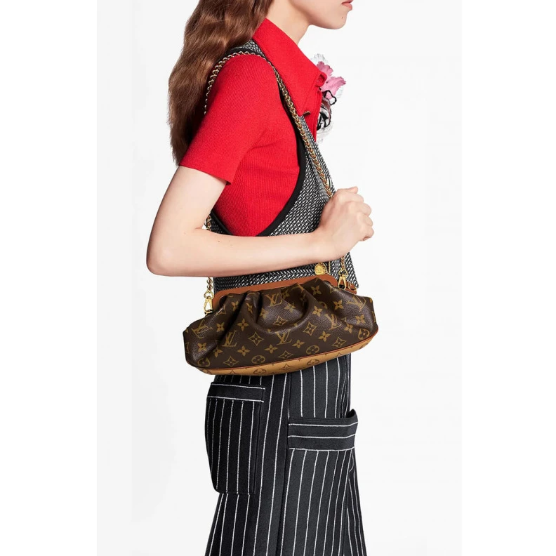Louis vuitton locations Removable Louis Vuitton Monogram Boursicot EW Pouch Bag