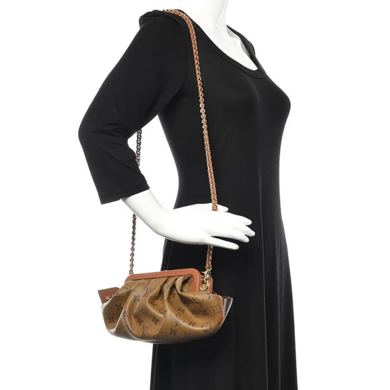 Louis vuitton locations Removable Louis Vuitton Monogram Boursicot EW Pouch Bag