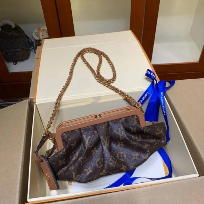 Louis vuitton locations Removable Louis Vuitton Monogram Boursicot EW Pouch Bag