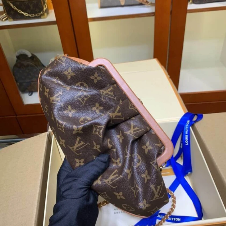 Louis vuitton locations Removable Louis Vuitton Monogram Boursicot EW Pouch Bag