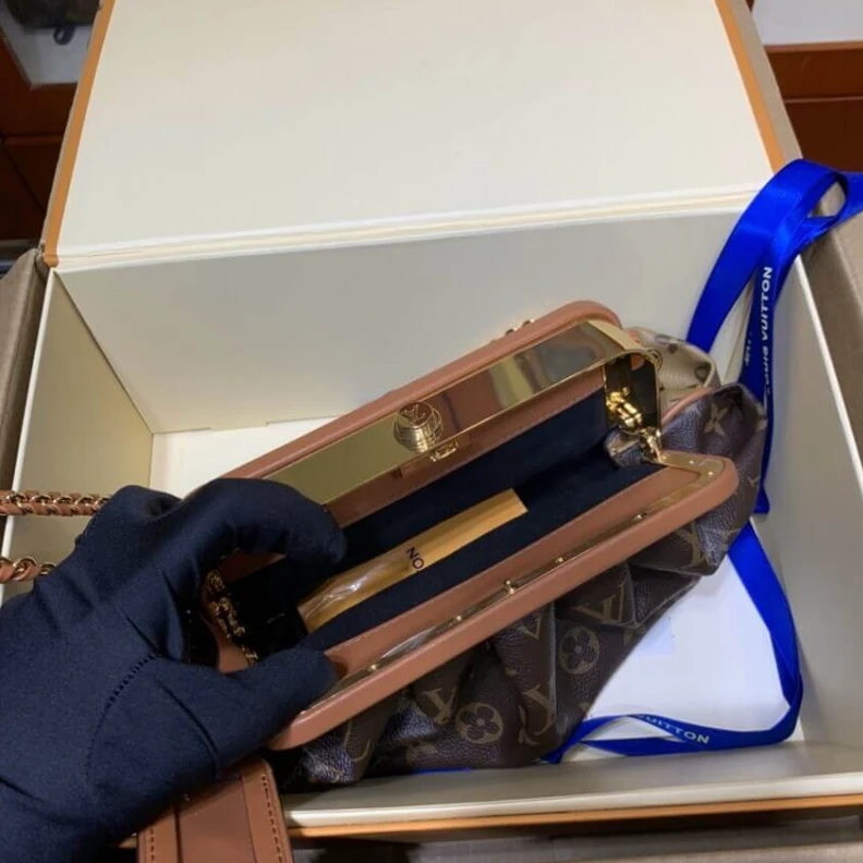 Louis vuitton locations Removable Louis Vuitton Monogram Boursicot EW Pouch Bag