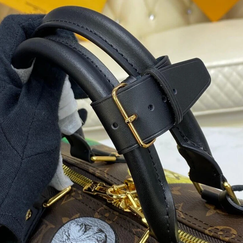Replica bags Strap: Re Louis Vuitton Monogram Cameo Printed Keepall Bandouliere 45