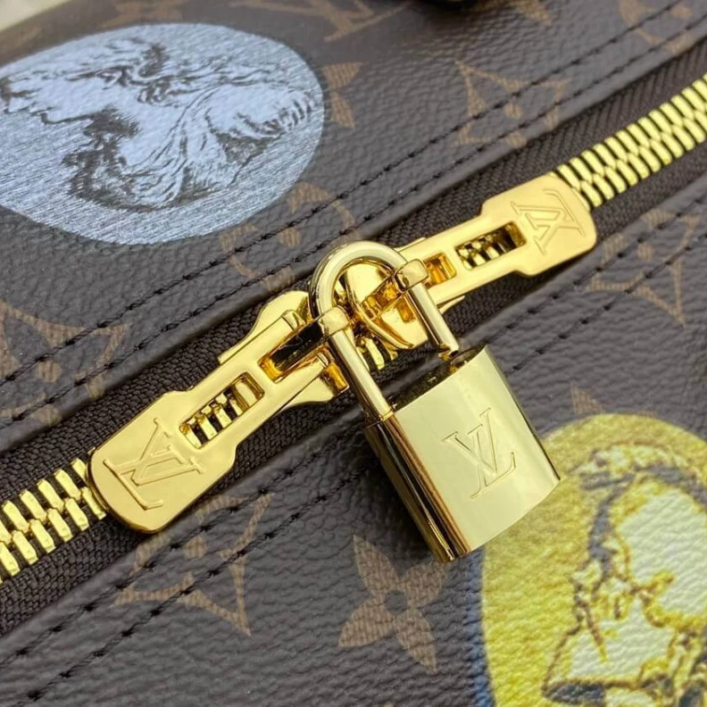 Replica bags Strap: Re Louis Vuitton Monogram Cameo Printed Keepall Bandouliere 45