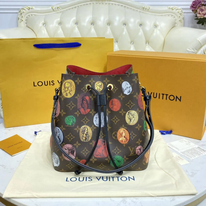 Mythick.ru Goldcolor Louis Vuitton Monogram Cameo Printed Neonoe MM