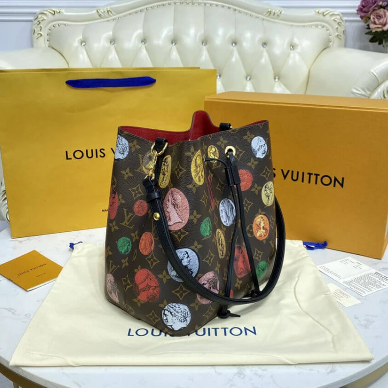 Mythick.ru Goldcolor Louis Vuitton Monogram Cameo Printed Neonoe MM