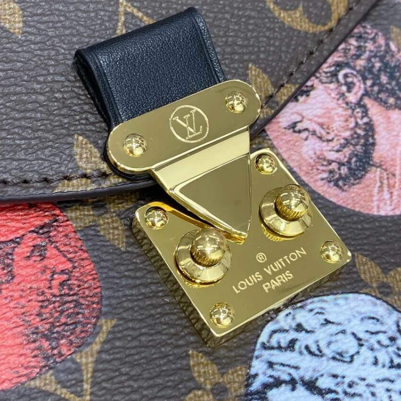 Replica bags Monogram Louis Vuitton Monogram Cameo Printed Pochette Metis M59257