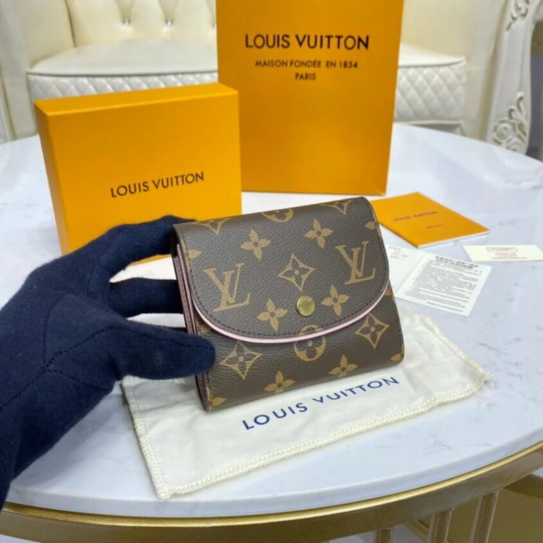 Lv belts replica Monogram Louis Vuitton Monogram Canvas Ariane Wallet