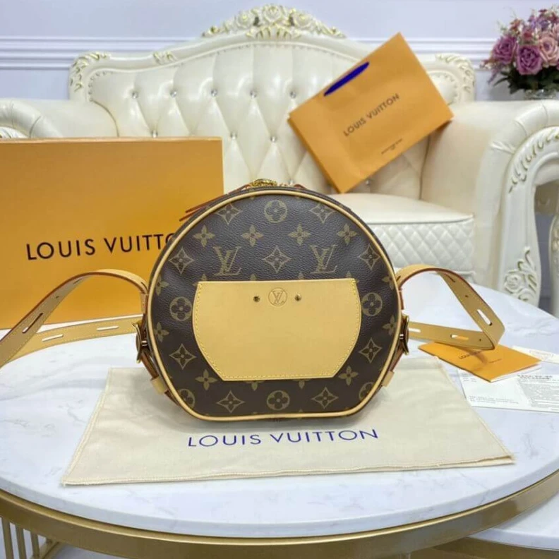 Replica bags 20.0 x 22 LV Monogram Canvas Boite Chapeau Souple MM