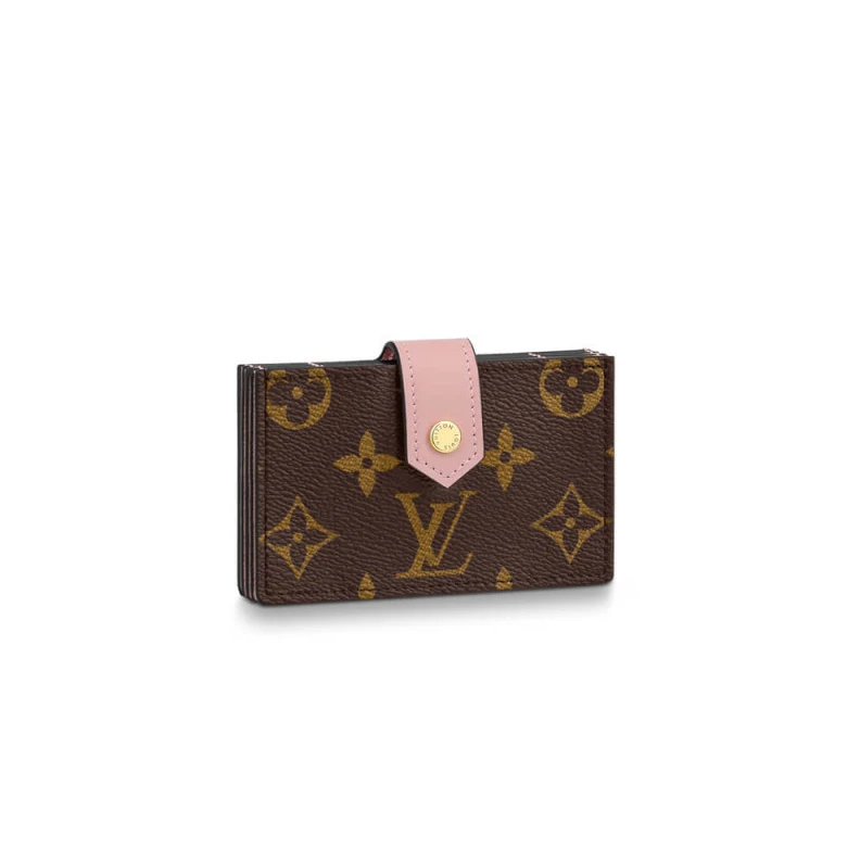 Replica bag Monogram Louis Vuitton Monogram Canvas Card Holder Pink