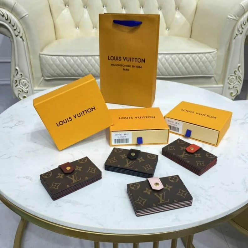 Replica bag Monogram Louis Vuitton Monogram Canvas Card Holder Pink