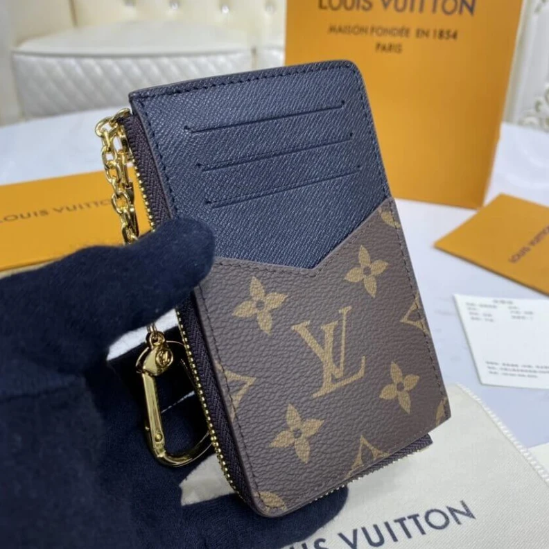 Lv belts replica Lzip clos Louis Vuitton Monogram Canvas Card Holder Recto Verso