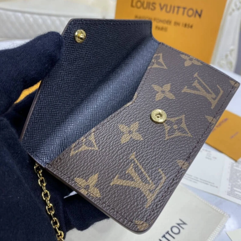 Lv belts replica Lzip clos Louis Vuitton Monogram Canvas Card Holder Recto Verso