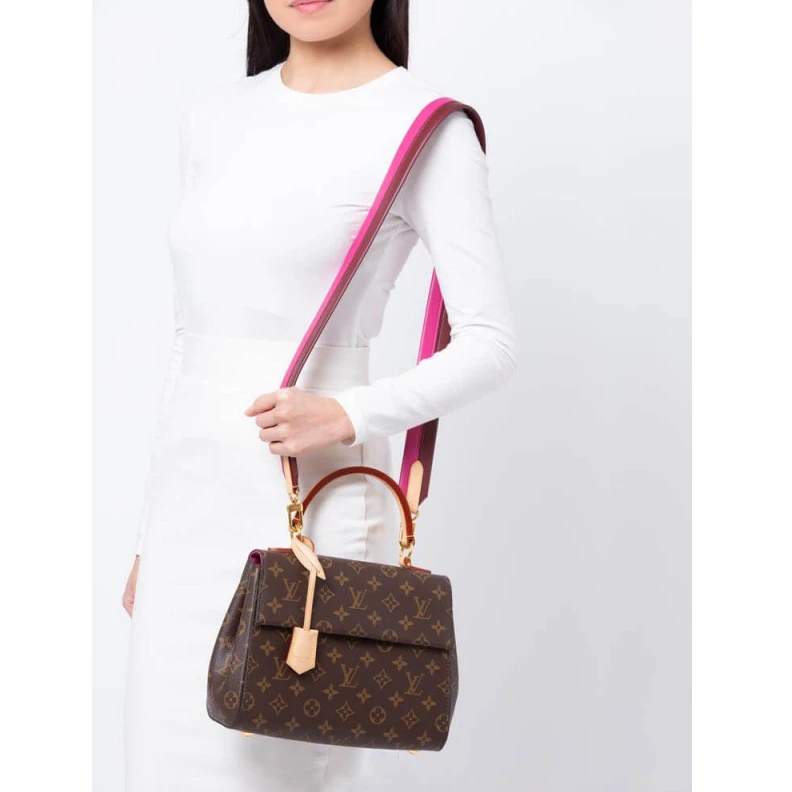 Replica bags lv Handle: S LV Monogram Canvas Cluny BB