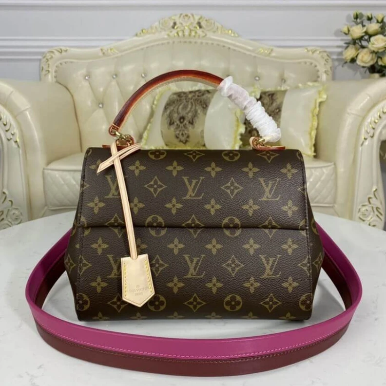 Replica bags lv Handle: S LV Monogram Canvas Cluny BB