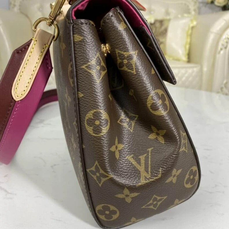 Replica bags lv Handle: S LV Monogram Canvas Cluny BB