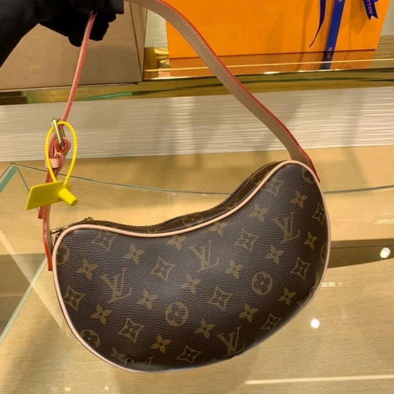 Replica bags lv Monogram LV Monogram Canvas Croissant PM Bag