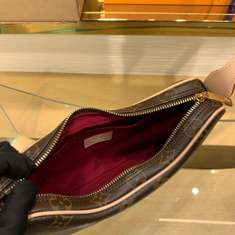 Replica bags lv Monogram LV Monogram Canvas Croissant PM Bag