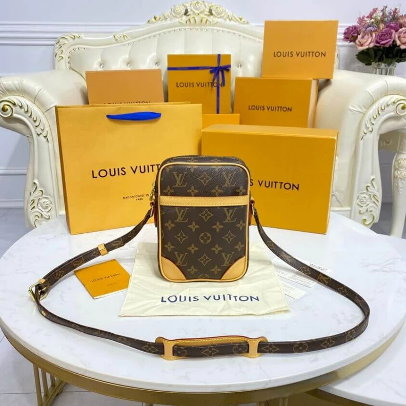 Replica bags Monogram Louis Vuitton Monogram Canvas Danube Crossbady Bag