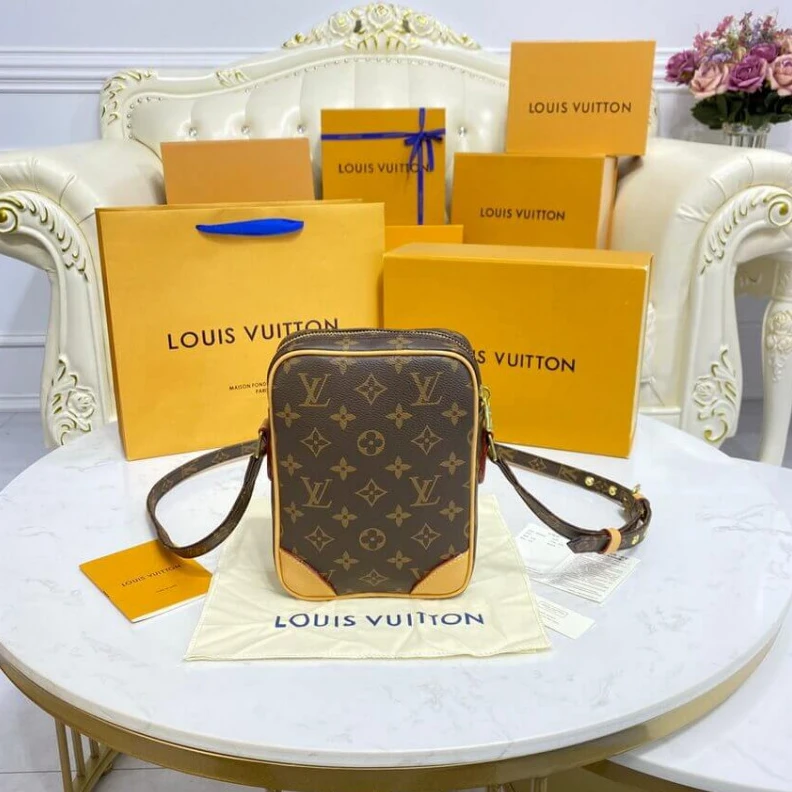 Replica bags Monogram Louis Vuitton Monogram Canvas Danube Crossbady Bag