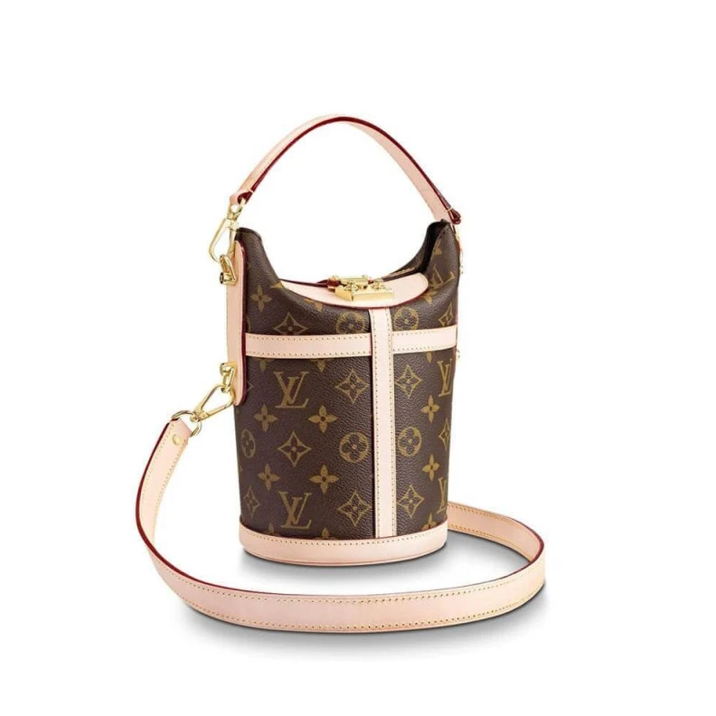 Removable Louis Vuitton Monogram Canvas Duffle Bag