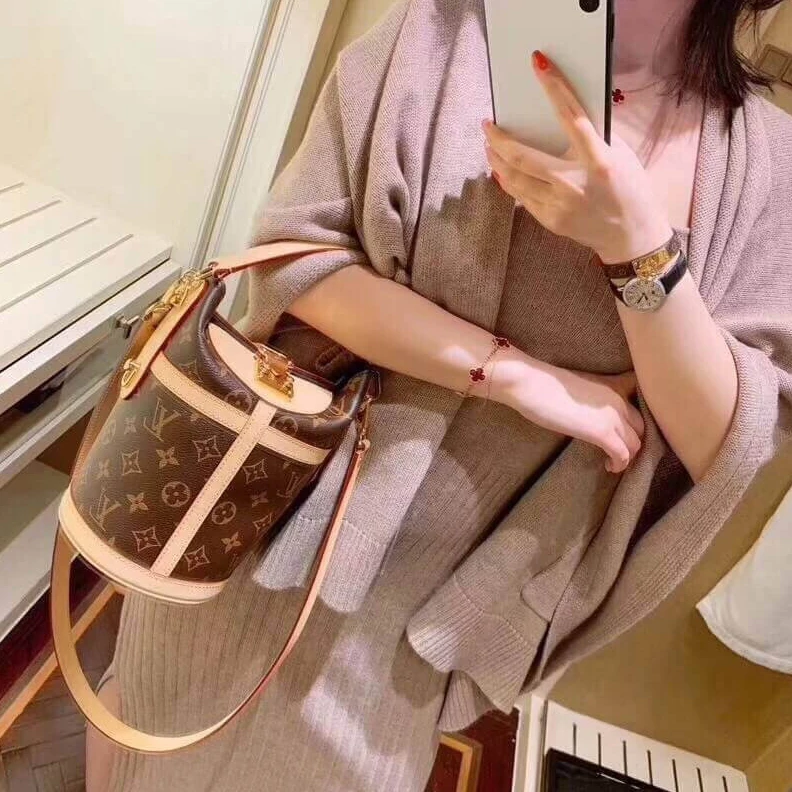 Replica bag Removable Louis Vuitton Monogram Canvas Duffle Bag