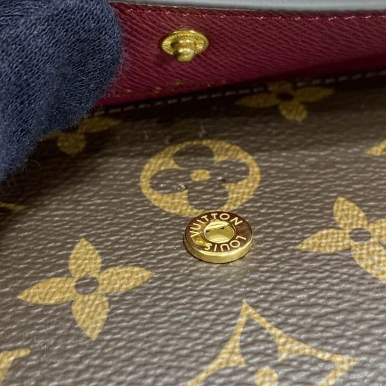 Louis vuitton locations 4 credit Louis Vuitton Monogram Canvas Emilie Wallet Fuchsia