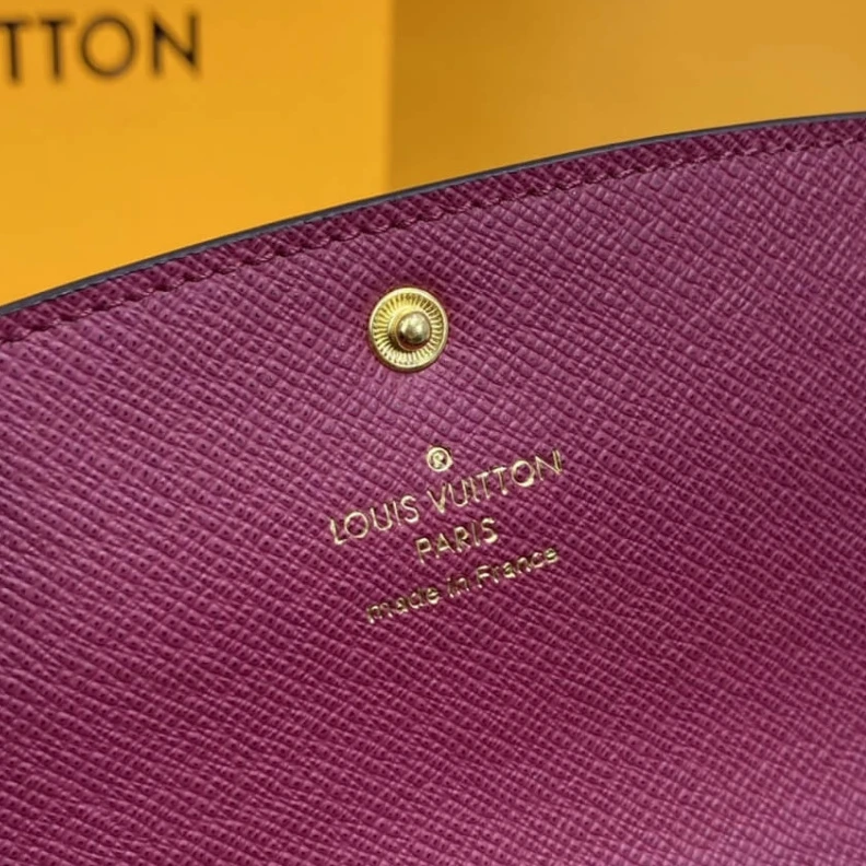 Louis vuitton locations 4 credit Louis Vuitton Monogram Canvas Emilie Wallet Fuchsia