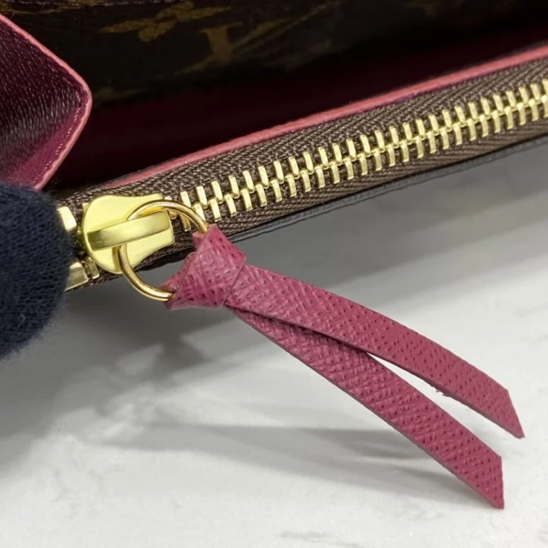 Louis vuitton locations 4 credit Louis Vuitton Monogram Canvas Emilie Wallet Fuchsia