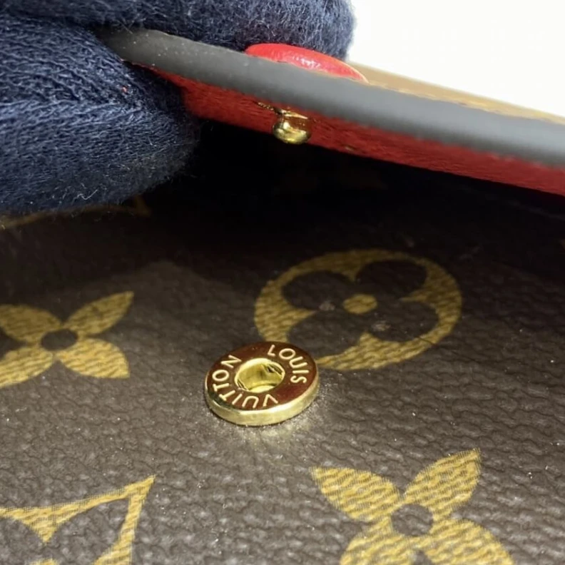 Louis vuitton locations Proving th Louis Vuitton Monogram Canvas Emilie Wallet Red