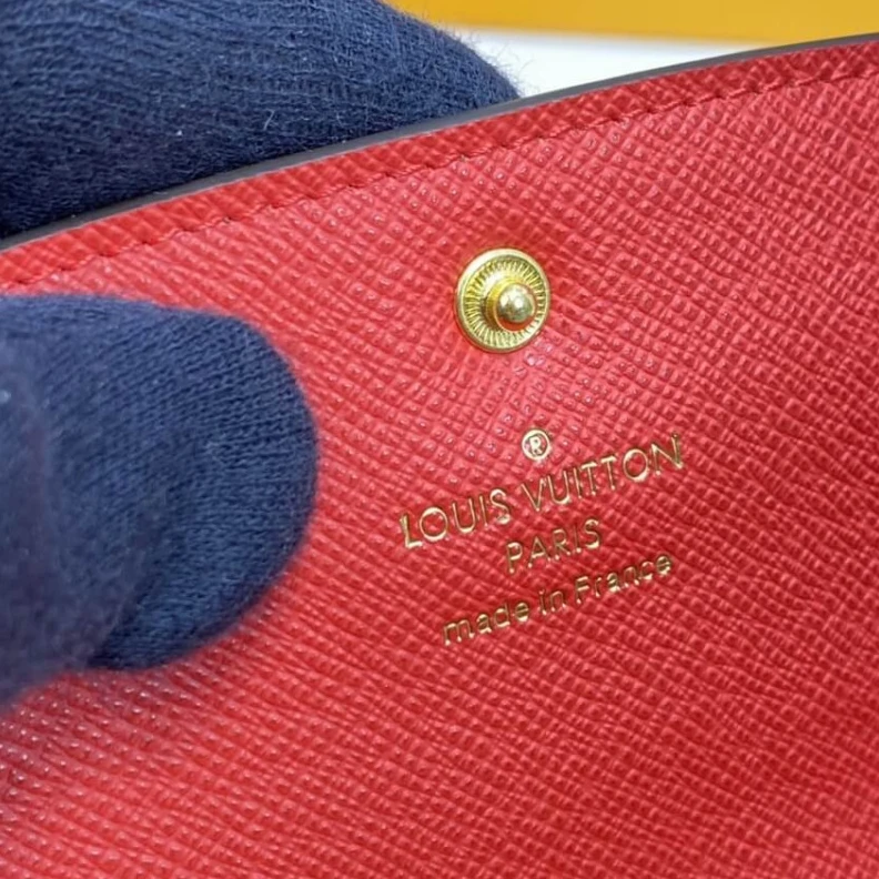 Louis vuitton locations Proving th Louis Vuitton Monogram Canvas Emilie Wallet Red