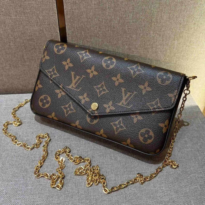 Replica bags Textile l LV Monogram Canvas Felicie Pochette