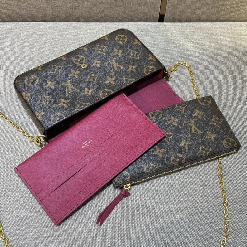 Replica bags Textile l LV Monogram Canvas Felicie Pochette