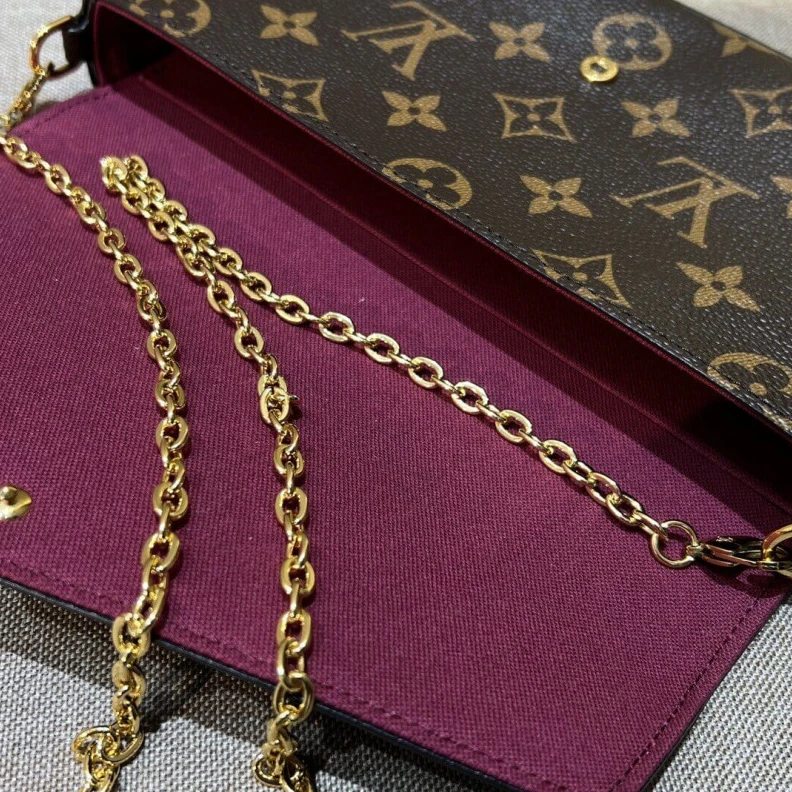 Replica bags Textile l LV Monogram Canvas Felicie Pochette