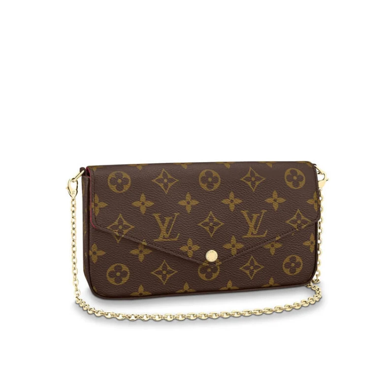 Textile l LV Monogram Canvas Felicie Pochette