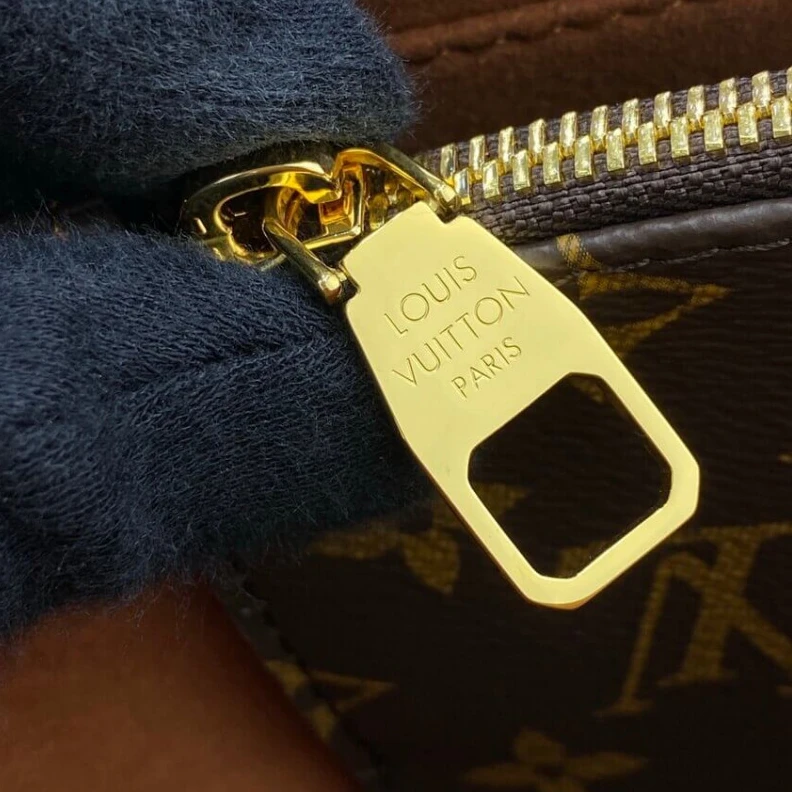 Replica bags lv Handle: D LV Monogram Canvas Flower Tote Caramel
