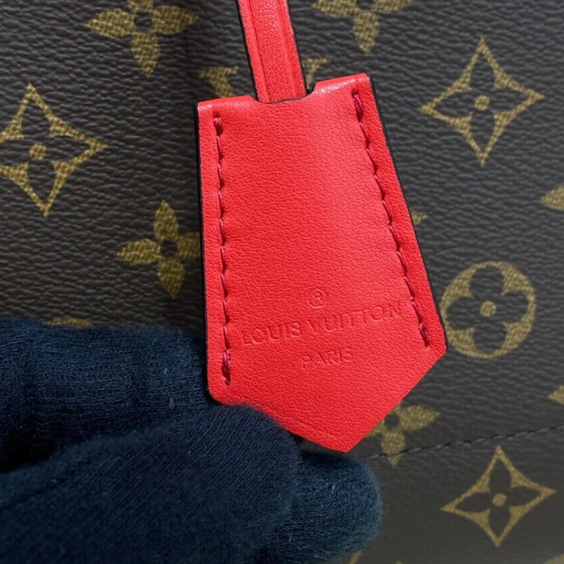 Replica bags lv 34 x 24 x LV Monogram Canvas Flower Tote Red