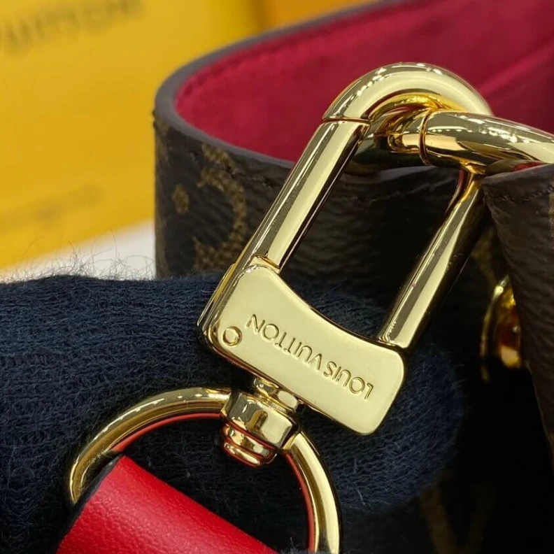 Replica bags lv 34 x 24 x LV Monogram Canvas Flower Tote Red